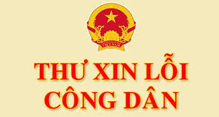 PHIẾU XIN LỖI VÀ HẸN TRẢ KẾT QUẢ GIẢI QUYẾT THỦ TỤC HÀNH CHÍNH